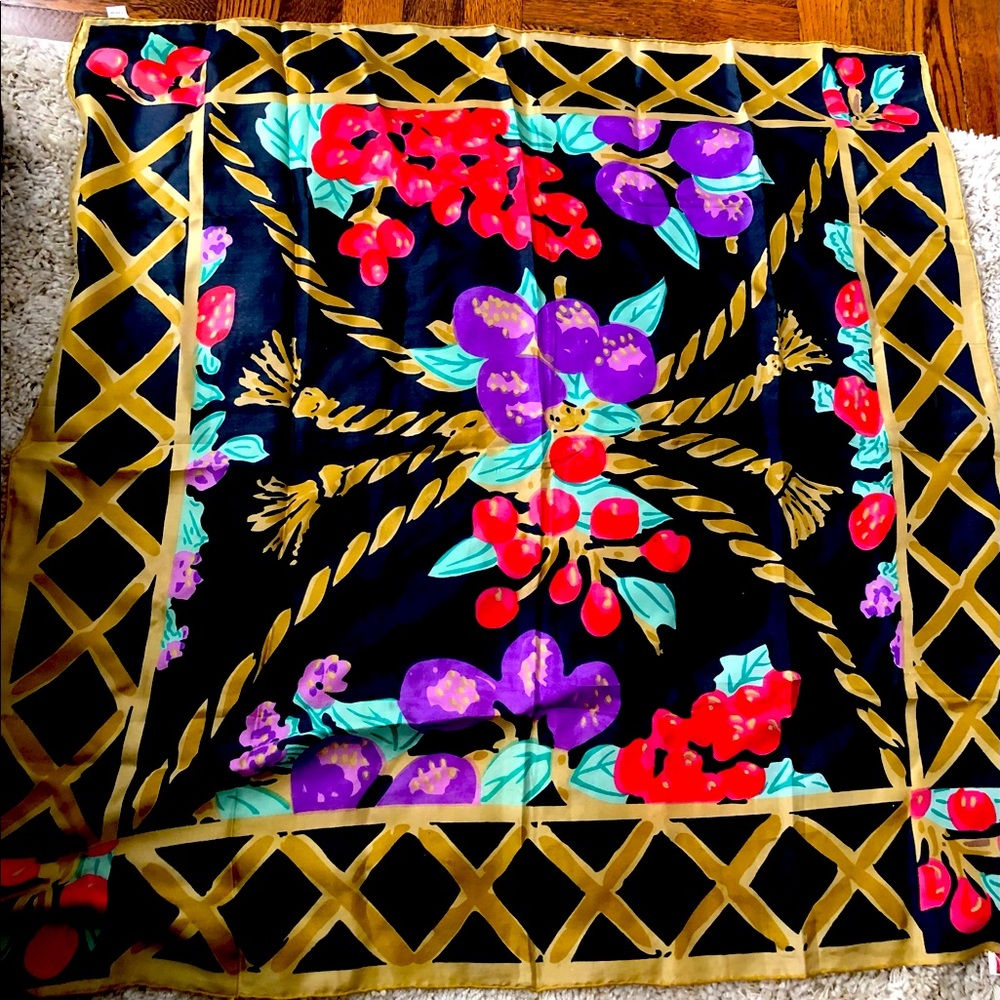 Vintage Giorgio Beverly Hills Silk scarf
